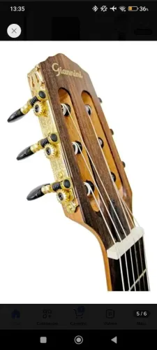 violão Giannini vazado com Chorus delay afinador e recarregável! 