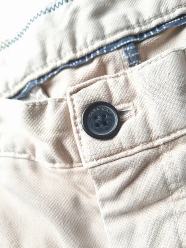 Calça social bege zara men masculina tam 42