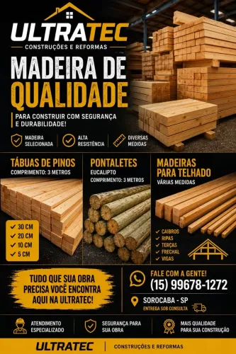 Vende-se Madeira de Qualidade 