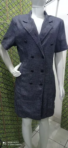 Vestido Tweed vintage Braspérola