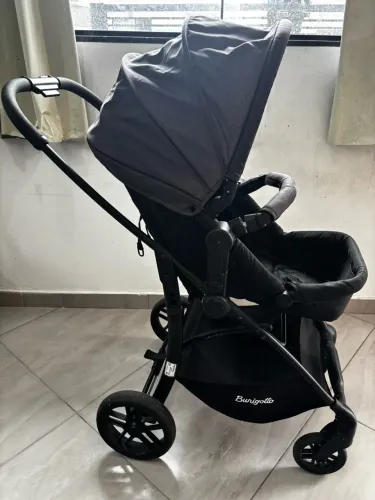 Carrinho de Bebê Burigotto Convert + Bebê Conforto + Base