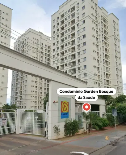 APARTAMENTO 3 QUARTOS 1 SUÍTE, COND. GARDEN BOSQUE SAÚDE, C/ ARMÁRIOS E AR COND, PROX SHOP