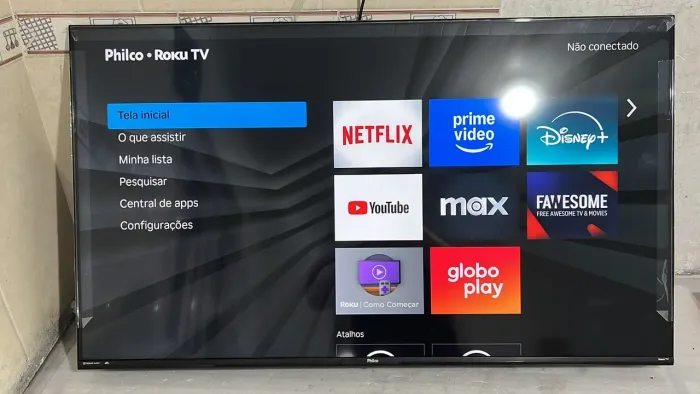 Tv nova na caixa 50 polegadas 