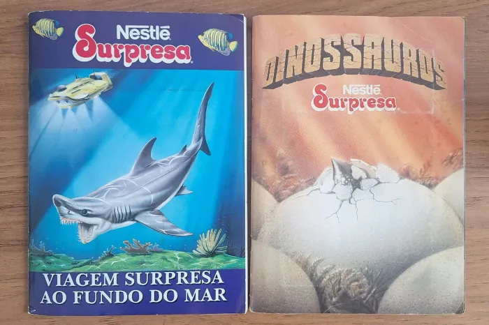 2 Álbuns raros Nestlé Surpresa