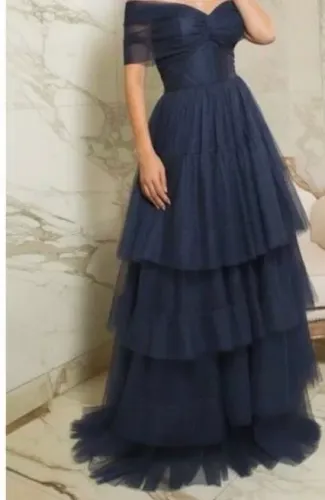 VESTIDO LONGO AZUL