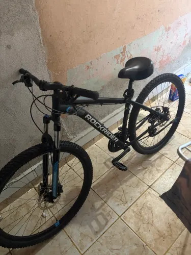 Bicicleta Mtb Aro 29 Rockrider Mountain Bike Freio Disco Cor Preto Tamanho Do Quadro M