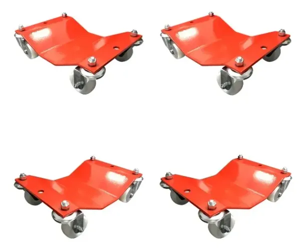 Carrinho Para Mover Carro Tartaruga - Kit 4un Guincho 2400kg