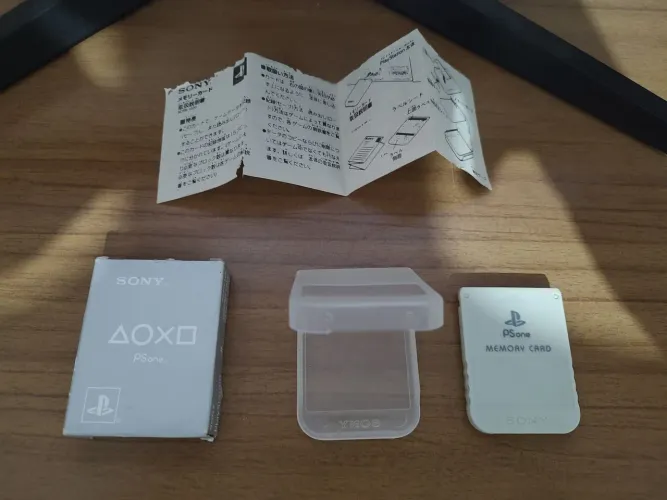Memory Card Playstation 1 Original com caixa e Manual