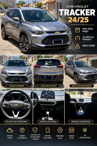 Chevrolet Tracker LT 1.0 Turbo 12V Flex AUT 2025