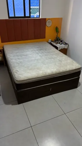 Cama Box com Colchão de Molas Ensacadas + Base