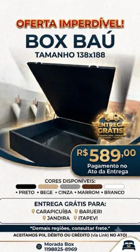 Box Baú Casal