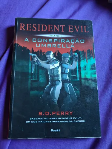  Livro Resident Evil - Volume 1 - A conspiração umbrella - usado