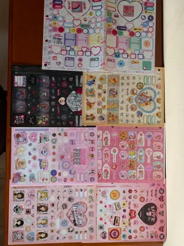 Lote de adesivos antigos