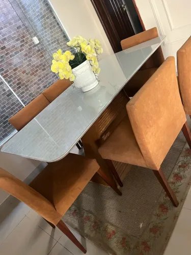 Mesa jantar 6 cadeiras 