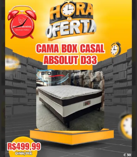 CAMA BOX CASAL (PROMOÇÃO IMPERDÍVEL)