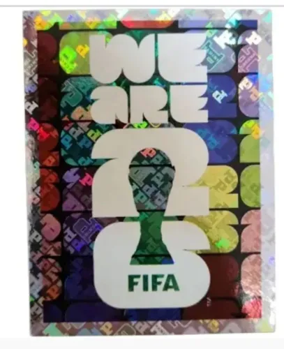 Figurinha original Panini Copa do Mundo FIFA 2026, modelo WE ARE 26