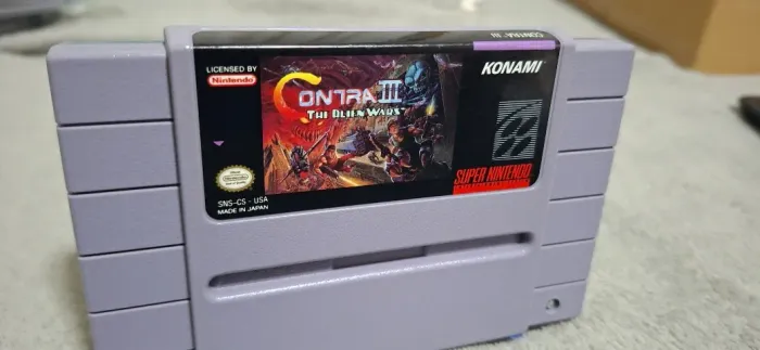 Jogo - Contra III: The Alien Wars - Snes (Super Nintendo) - Original