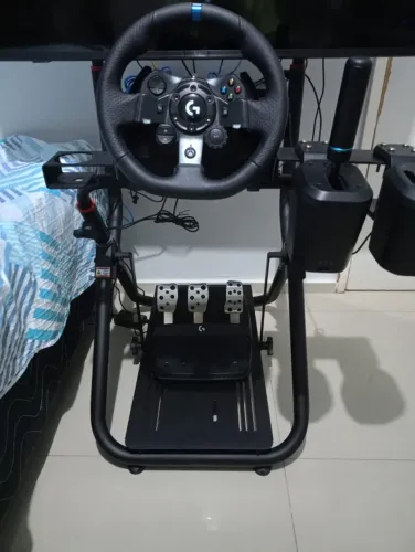 Cockpit Extreme SimRacing SXT V2 + Suporte para Câmbio Inferior + Suporte para TV