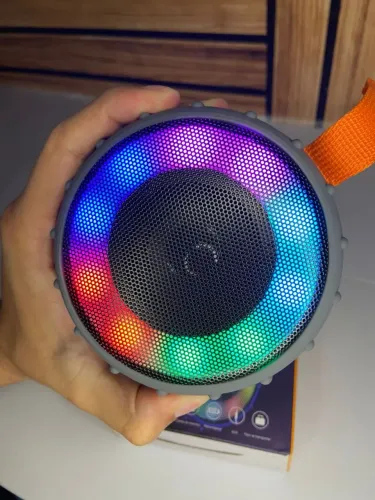 Caixa de Som Bluetooth Portátil Led RGB - H?maston