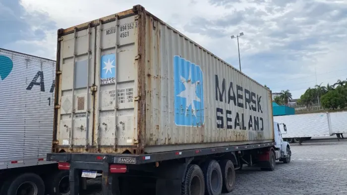 Container DRY 40'Pes HC - Saindo de Suape/PE