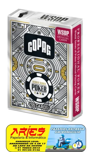 BARALHO PLÁSTICO POKER PÔQUER WSOP (WORLD SERIES OF POKER) COPAG