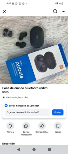 Fone bluetooth
