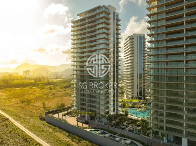 Oceana Golf Barra  268 m², 4 Suítes, Vista Livre para o Campo de Golfe e Lazer de Resort -