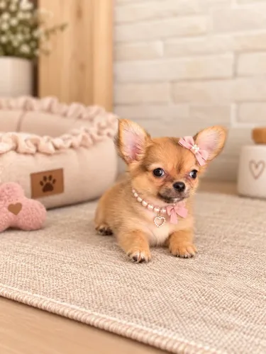 Chihuahuas alto padrão você encontra na babyspet em 12x SEM JUROS