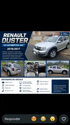 Renault Duster Dynamique 2.0 Hi-flex 16V Aut. 2017