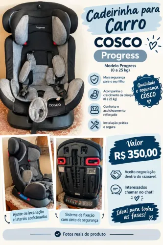 Cadeirinha para Auto Coco Progress