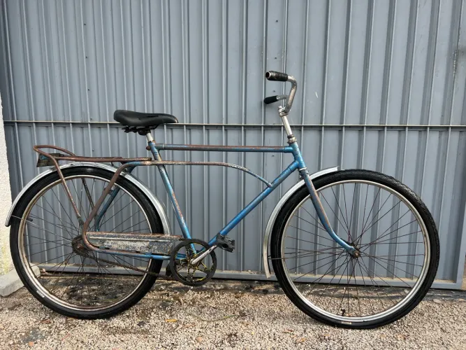 Bicicleta monark barra dupla anos 70
