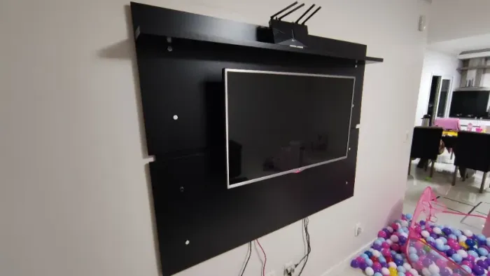 Painel para TV até 65 Polegadas Madesa Preto