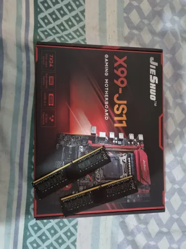 Kit Xeon | Placa Mãe X99 JS11 V1.0 + Xeon E5-2682 v4 + Dois pentes de ram + tpm 2.0