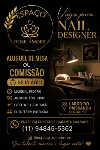 Vaga de Nail Designer