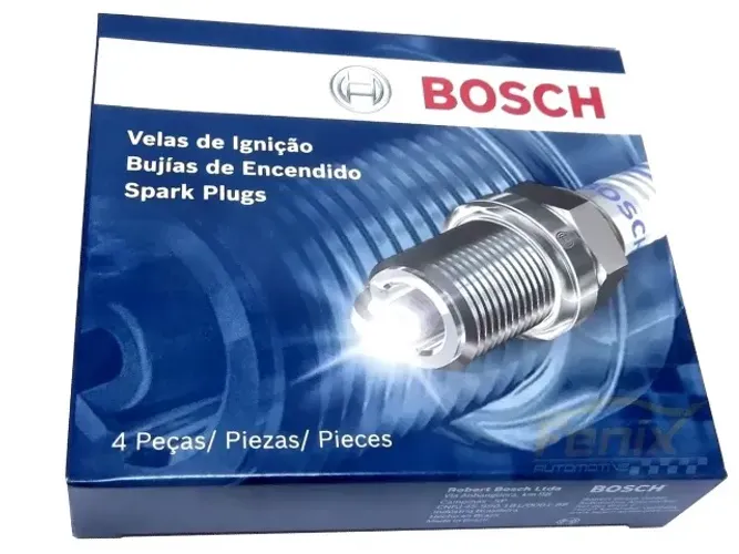 Jogo Velas Bosch Fusca 1300 1500 1600 Rosca Curta Gas