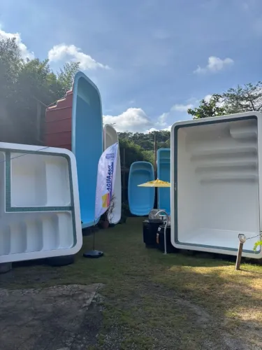 Piscinas de fibra 