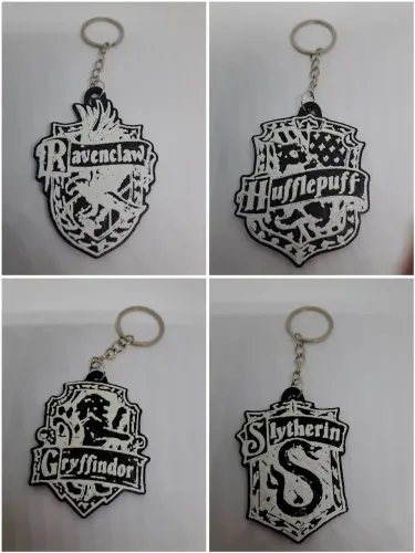 Kit 5 chaveiros incríveis personalizados Harry Potter