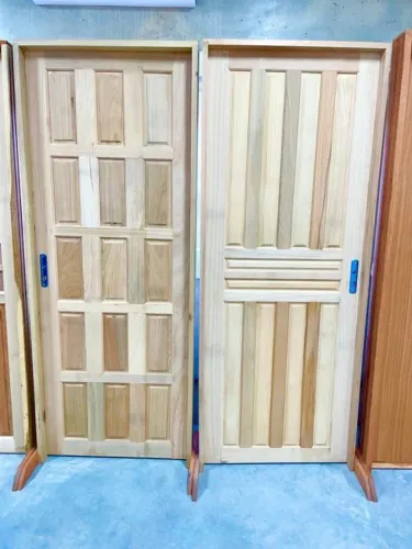 PORTA EXTERNA DE MADEIRA COM MARCO E FECHADURA - QUALIDADE PREMIUM