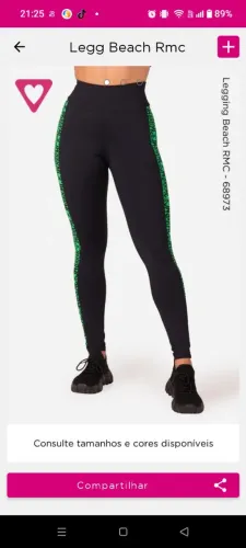 Calça legging