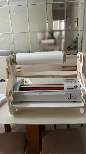 Laminadora plastificadora + suporte 