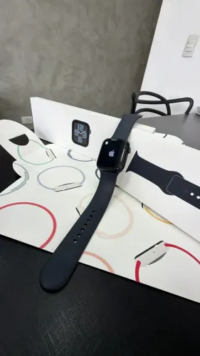 Apple Watch SE (2ª Gen) Midnight - 44mm 100% Completo + Garantia Apple até 14/01/2027
