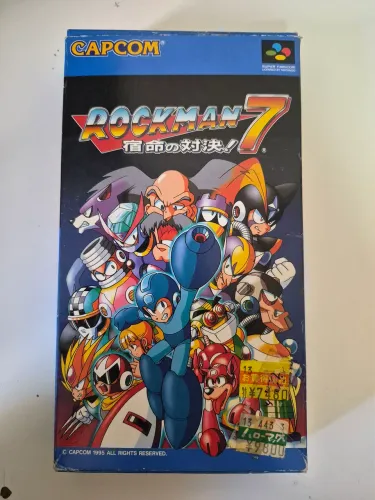Rockman 7 com caixa | super nintendo 
