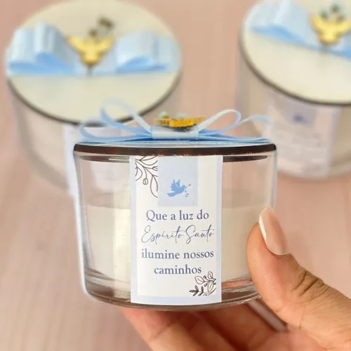 Velas artesanal aromáticas em pote patê 150ml com tag