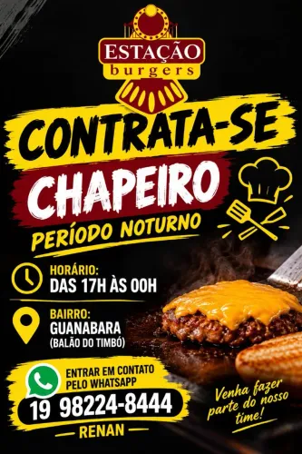 Vaga para chapeiro 