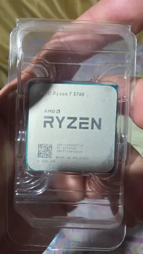 Ryzen 7 5700 amd am4 novo no plastico