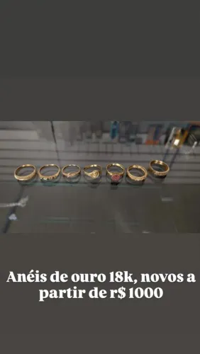 Anéis de ouro femininos vendo ou troco valor a partir de r$ 1.000