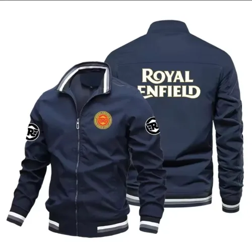 Jaqueta corta-vento Premium Royal Enfield Azul