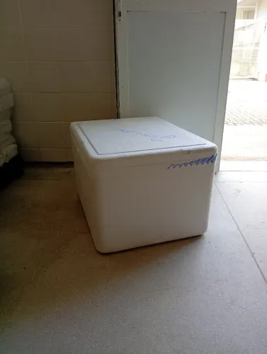 Caixa de isopor 