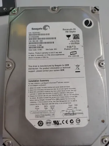 HD 750Gb Seagate barracuda ES