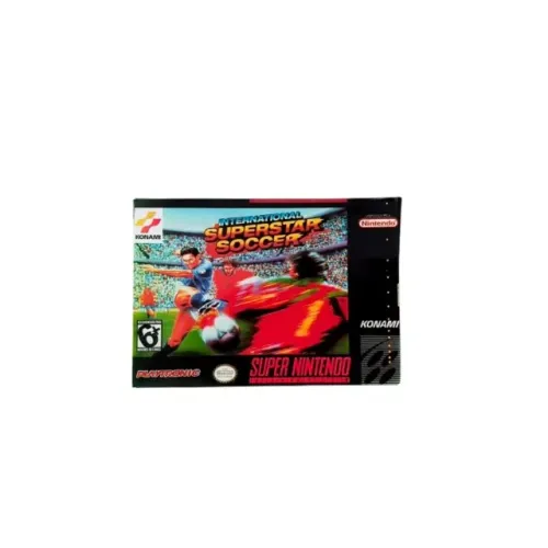 Caixa Super Star Soccer Super Nintendo Repro